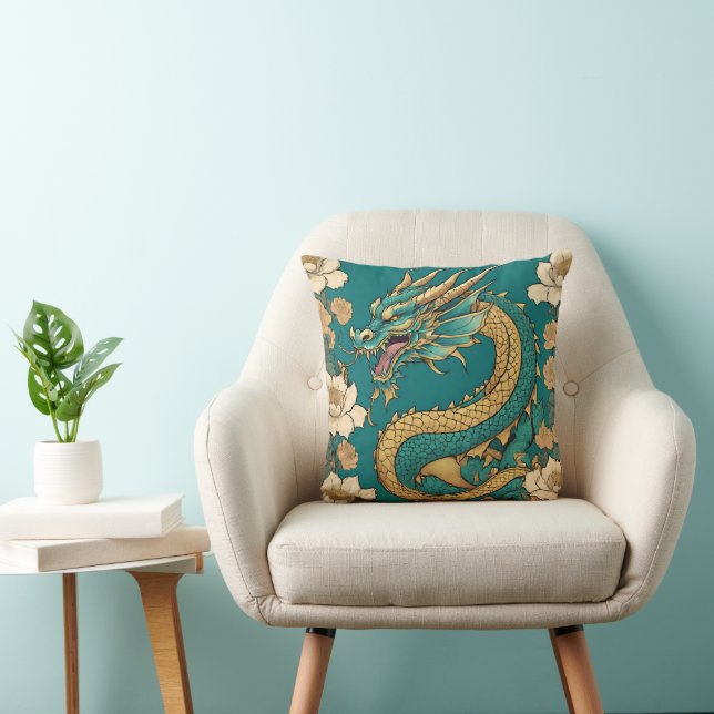 Oreillers à lancer de dragon (Chaise)