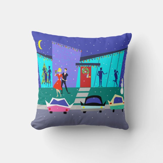 Oreillers à lancer de la fête de Noël (Recto)