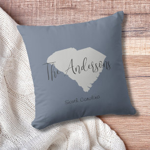 Oreillers à lancer de l'État de Caroline du Sud
