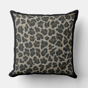 Oreillers à lancer d'impression Leopard d'animal s