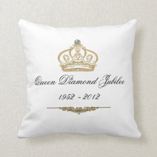 Oreillers à lancer du jubilé de Queens Diamond
