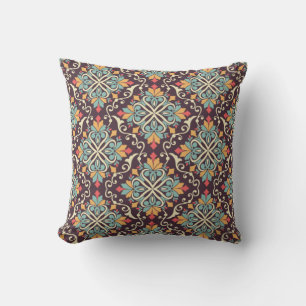 Oreillers à lancer floral arabe