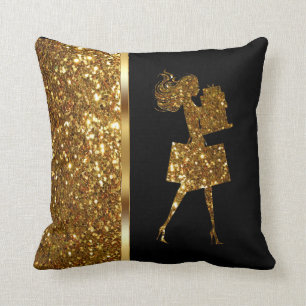 Oreillers à lancer Gold Diva