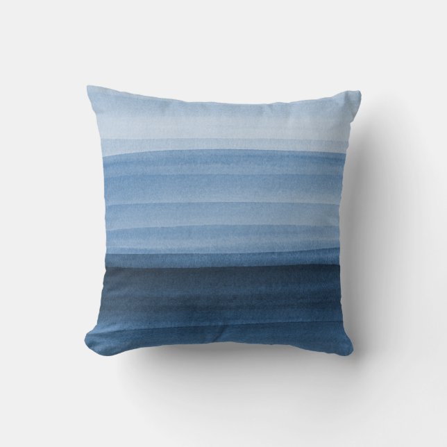 Oreillers à lancer Ombre de couleur bleu marine (Recto)