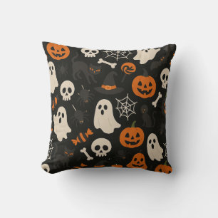 Oreillers avec diverses images de motif d'Hallowee