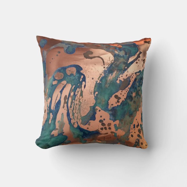 Oreillers de cuivre (huile) et de Patina (Recto)