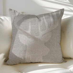 Oreillers de jet en toile de jute avec cerf buck r
