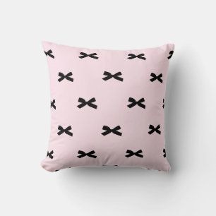 Oreillers décoratifs élégants à motifs de bow