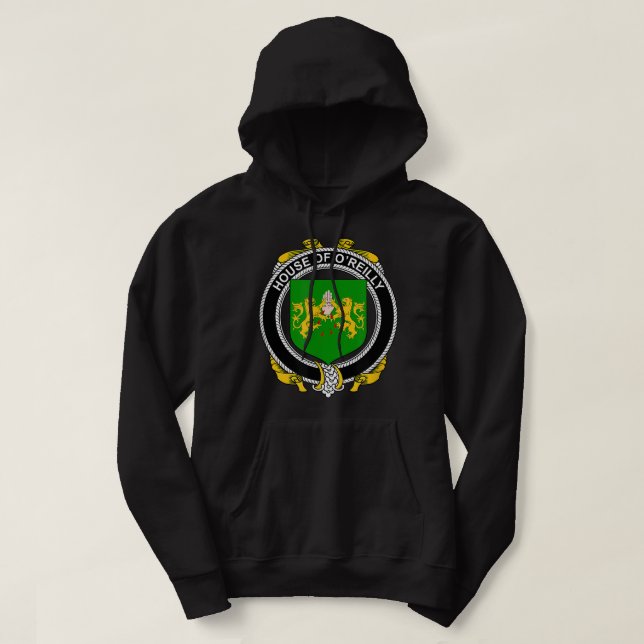 O'Reilly Coat of Arms  Family Crest  Hoodie (Design Front)