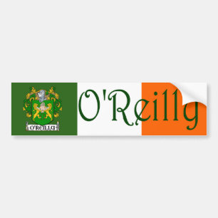 O'Reilly Coat of Arms Flag Bumper Sticker