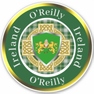 O'Reilly Irish Shield/Celtic Cross Personalized