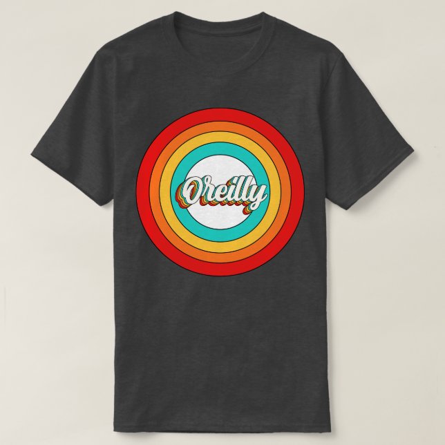 Oreilly Name Shirt Vintage Oreilly Circle (Design Front)