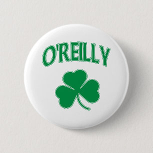 O'Reilly Shamrock 2 Inch Round Button