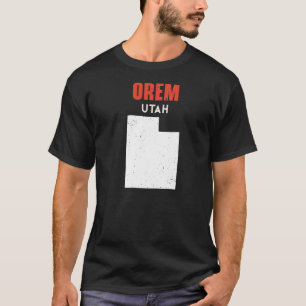 Orem Utah USA State America Travel Utahan   T-Shirt