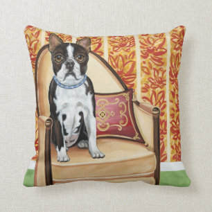 Oreo Cookie Boston Throw Pillow