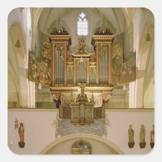 Organ, c.1618 square sticker (Front)