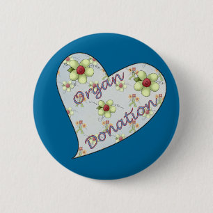 Organ Donation 2 Inch Round Button