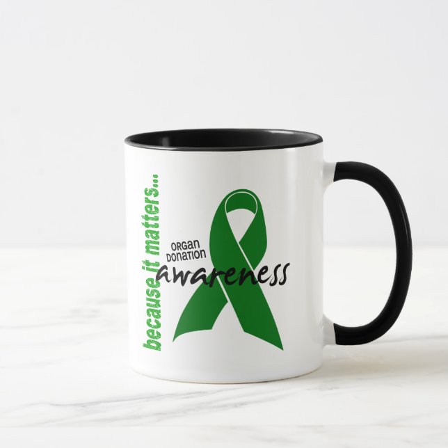 Organ Donation Awareness Mug (Right)