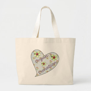 Organ Donation Large Tote Bag