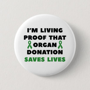 Organ Donation Saves Lives 2 Inch Round Button