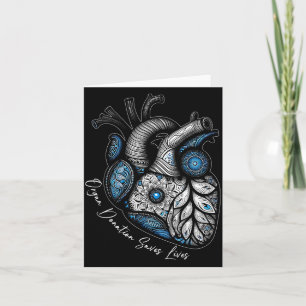 Organ Donation Saves Lives Heart Transplant Cardia Card