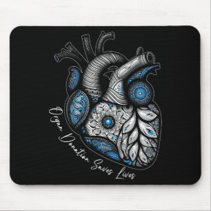 Organ Donation Saves Lives Heart Transplant Cardia Mouse Pad