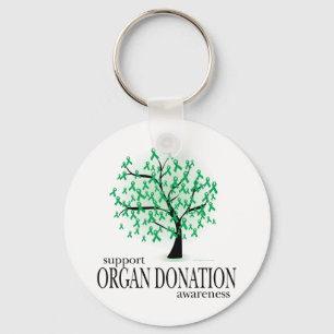 Organ Donation Tree Keychain