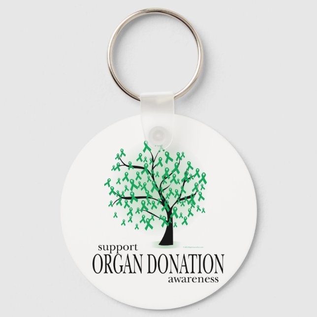 Organ Donation Tree Keychain (Front)