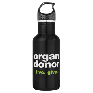 organ donor 532 ml water bottle