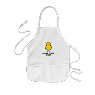 Organ Donor Chick Kids Apron