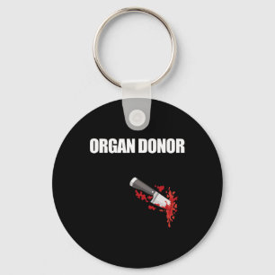 Organ Donor Fun Bloody Wound Kidney Meme On Byck 2 Keychain