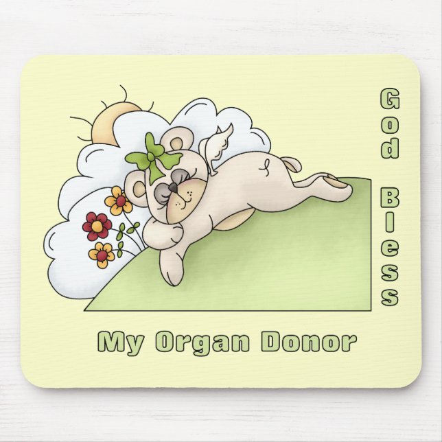 Organ Donor Thanks Mouse Pad (Front)