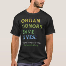 ORGAN DONORS SAVE LIVES--MEN'S BLACK