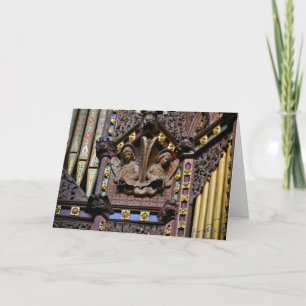 Organ, Ely Cathedral, UK  greeting card