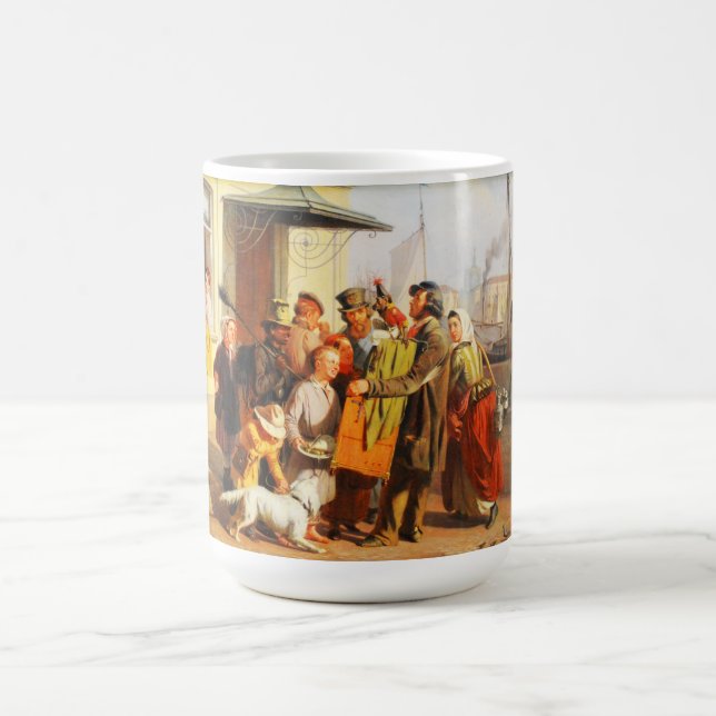 Organ grinder coffee mug (Center)
