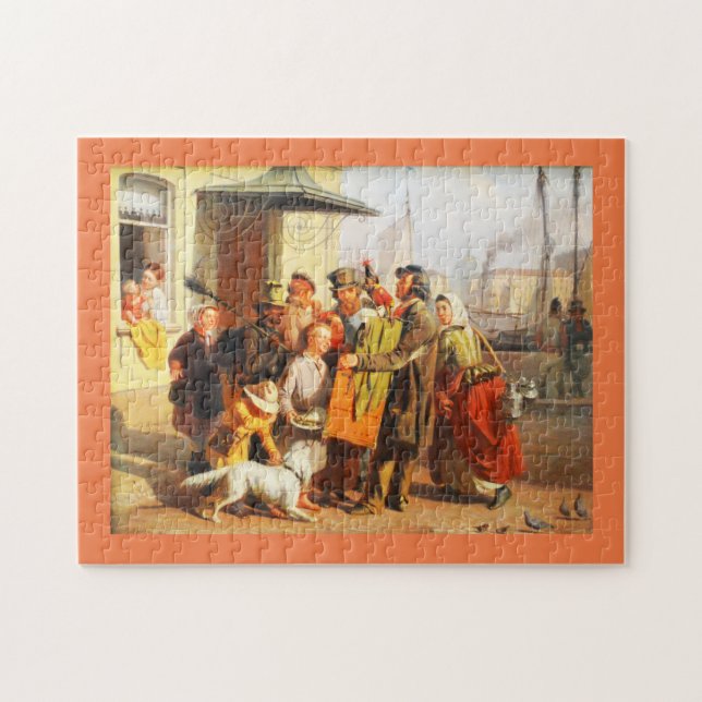 Organ grinder jigsaw puzzle (Horizontal)