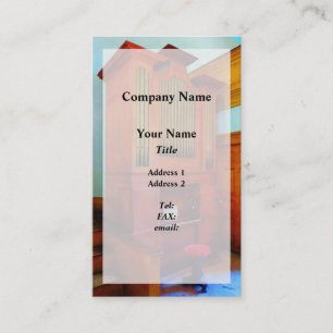 Organ in Church Business Card