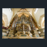 Organ in the Predigerkirche, Erfurt, Germany Poster<br><div class="desc">The magnificent Schuke pipe organ built in 1978 in the Predigerkirche in Erfurt, Germany.</div>