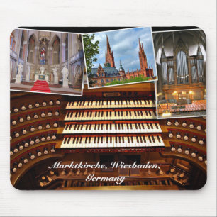 Organ montage, Wiesbaden, Germany Mouse Pad