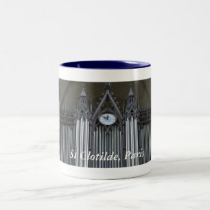 Organ of St Clotilde, Paris Two-Tone Coffee Mug
