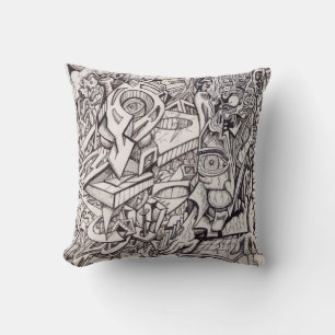 Organ of Worries Throw Pillow