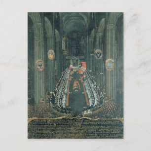 Organ panel ,The Sitting of the Council Postcard