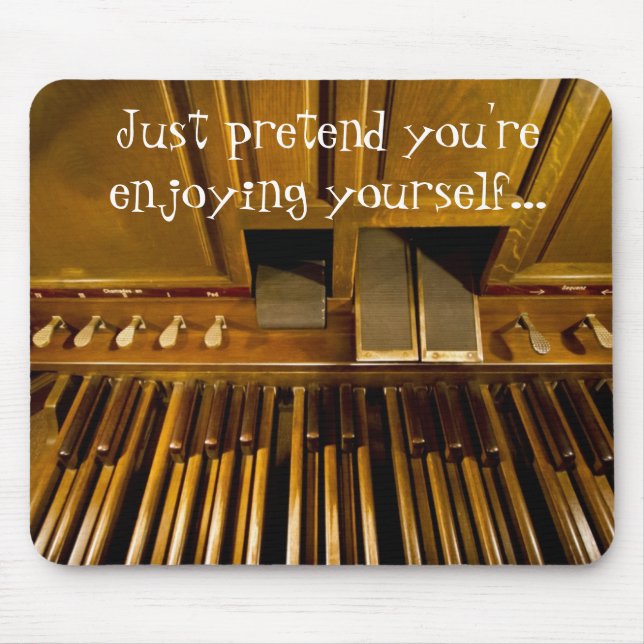 Organ pedals mousepad for organists (Front)