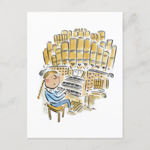 Organ Postcard