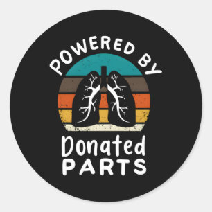 Organ Recipient I Lung Transplant Survivor Classic Round Sticker