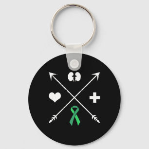 Organ Transplant Awareness Kidney Disease Month Keychain
