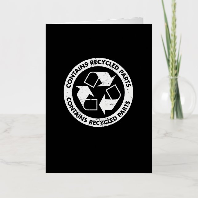 Organ Transplant Recipient I Contains Recycled Foil Greeting Card (Front)