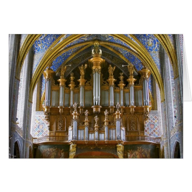 Organe de cathédrale d'Albi, France (Devant horizontal)