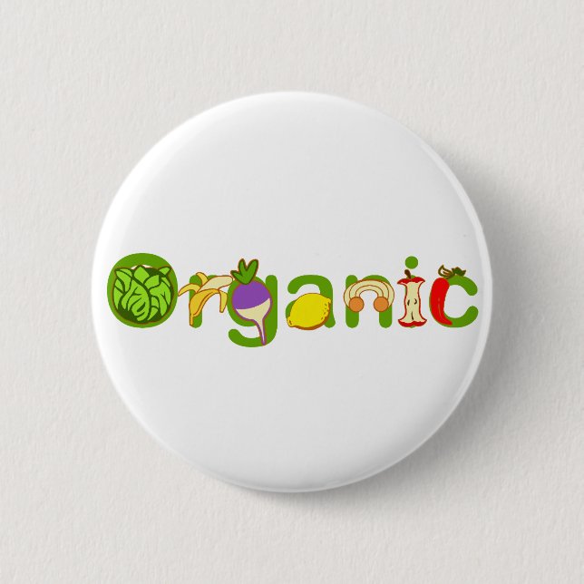 Organic 2 Inch Round Button (Front)
