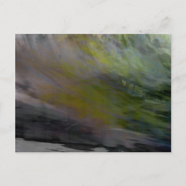 Organic Abstract #1455 Postcard (Front)